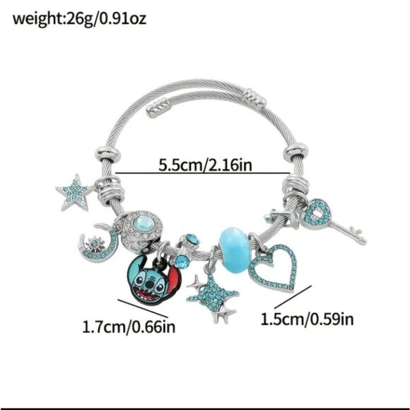 Disneys Lilo & Stitch Necklace & Bracelet Set - Picture 3 of 5